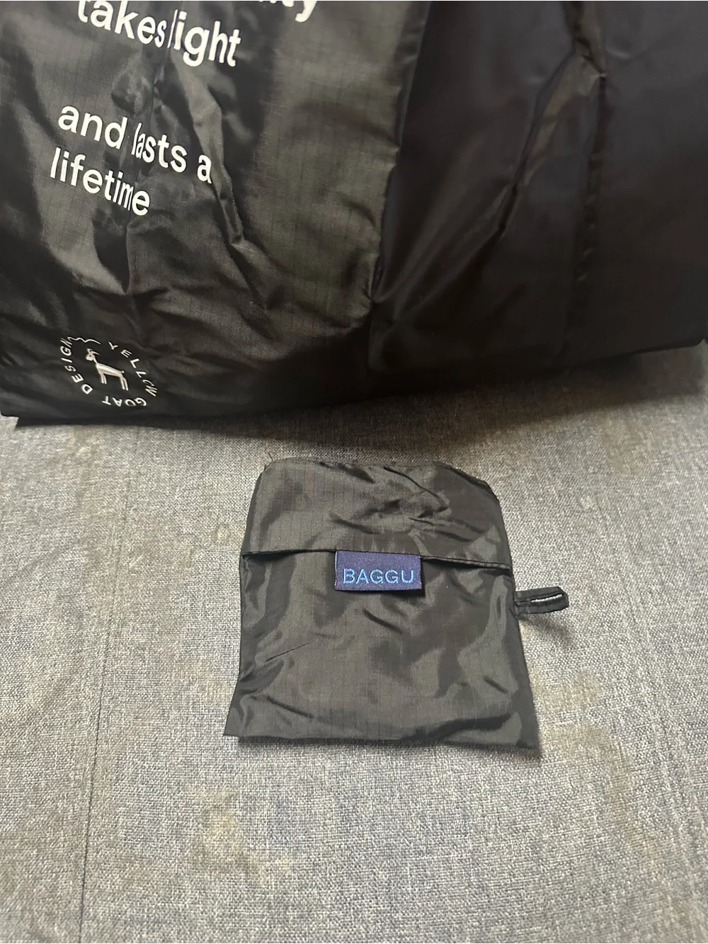 BAGGU Black Reusable Tote Bag